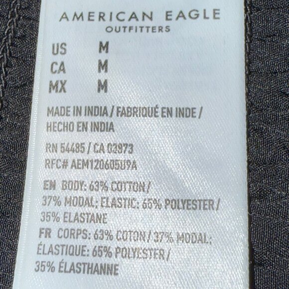 NWT American Eagle Black Removable Straps Corset Tube‎ Top Size M - Picture 7 of 7